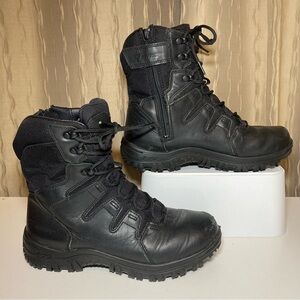 Bates Tactical HW OPS 10 Men's 7.5 Black Boots E05581 OPS10 Side Zip Velcro Tab